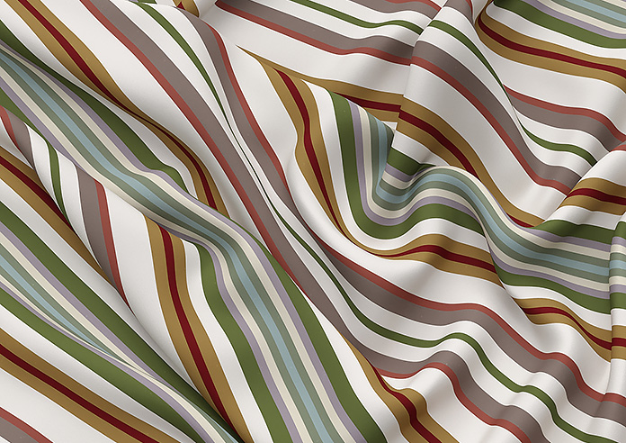 The British Stripe Co. Elizabeth, Highlands No.1 - Roman Blind - Image 4